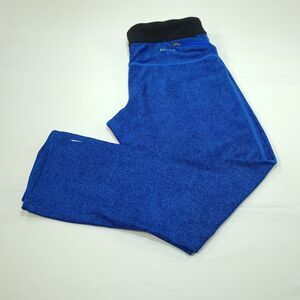 Nike Dri-Fit Yoga Running Athletic Leggings Pants Womens Size M Blue Black